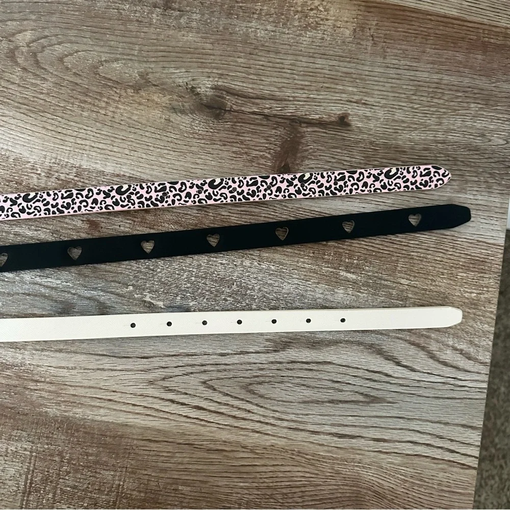 Betsey Johnson 3PCK Belts